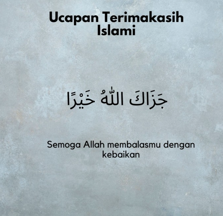 50 Ucapan Terima Kasih Sesuai Ajaran Islam