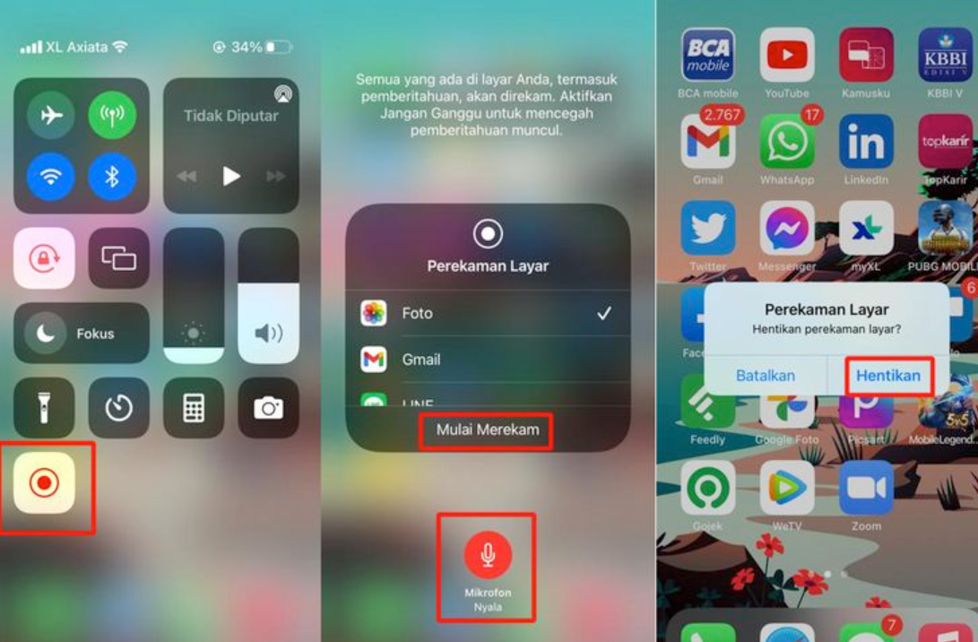 3 Cara Merekam Layar HP IPhone