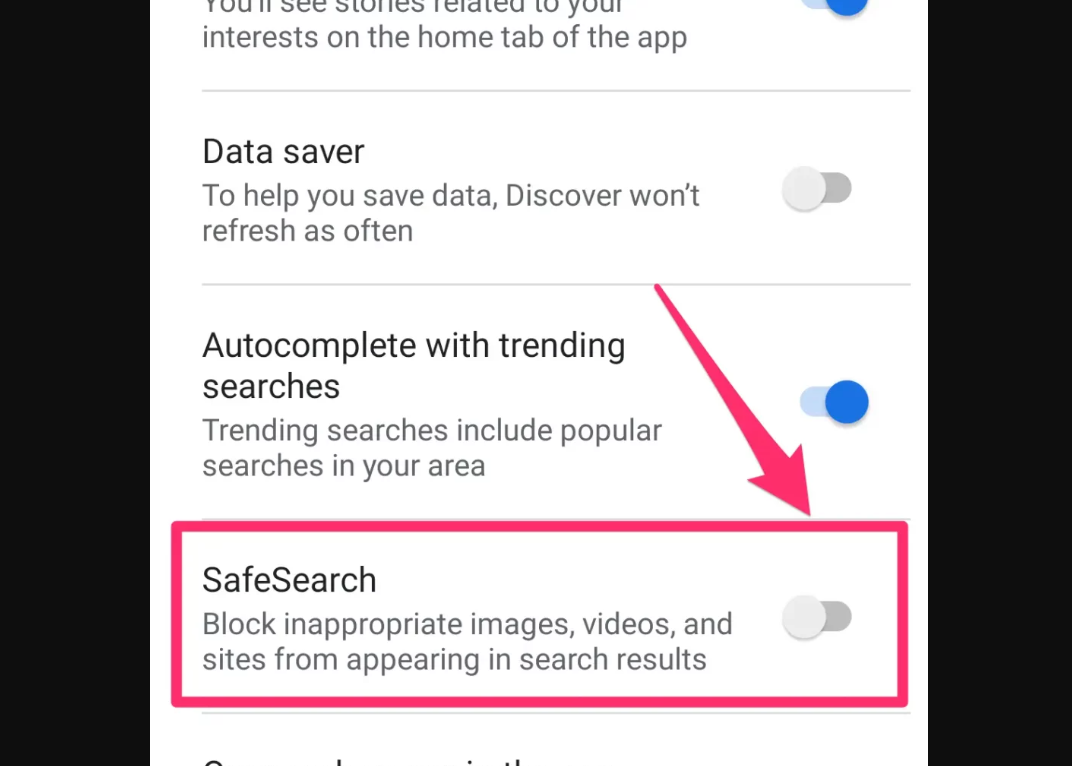 Cara Menonaktifkan Safesearch di Android