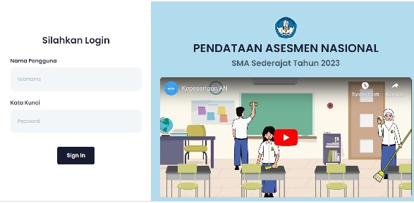 Cara Login BioUN SMA/MA untuk Pendataan Asesmen Nasional 2023/2024