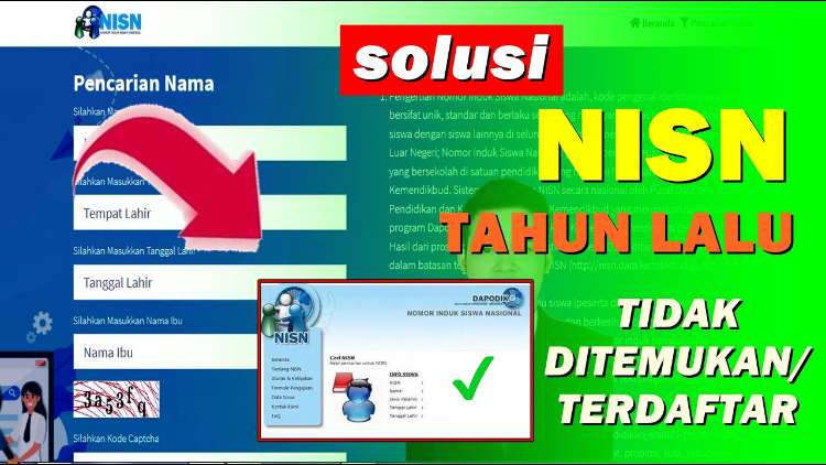 NISN Tidak Ditemukan? Tenang, Begini Solusi dan Sebabnya!