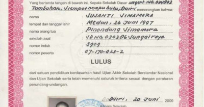 Ijazah SD Asli atau Tidak? Ini Format dan Ciri-cirinya