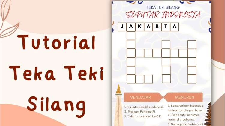 Cara Membuat Teka-Teki Silang via Online dengan Mudah