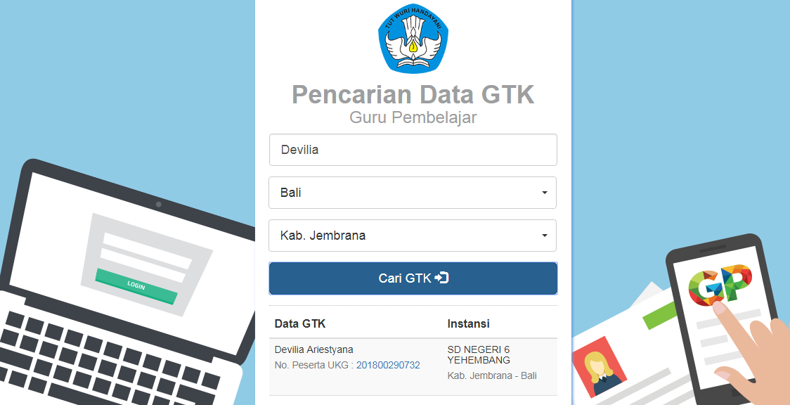 2 Cara Cek No UKG dan Aktivasi Akun SIMPKB