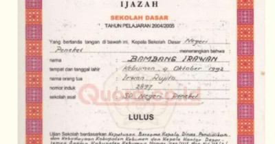 Cara Melihat No Ijazah SD, SMP, dan SMA dan Arti Kodenya