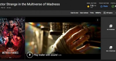 Sinopsis Film ﻿Doctor Strange in the Multiverse of Madness: Mantra Terlarang