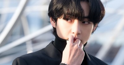 15 Foto V BTS Cool Banget, Ada yang Ganteng, Lucu sampai Keren Banget