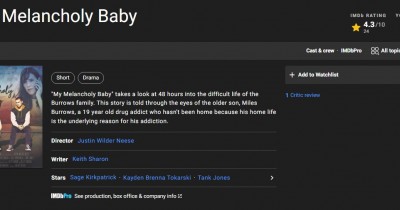 Sinopsis Film My Melancholy Baby (2021): Pecandu Narkoba 19 Tahun