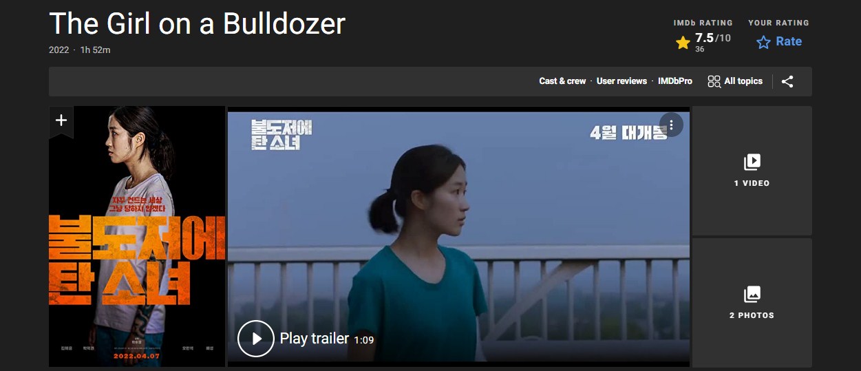 Sinopsis Film The Girl on a Bulldozer (2022): Perjuangan Gadis usai Ayahnya Kecelakaan