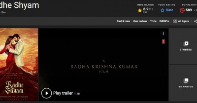 ﻿Sinopsis Film Radhe Shyam (2022): Kisah Peramal Jago yang BIkin Heboh