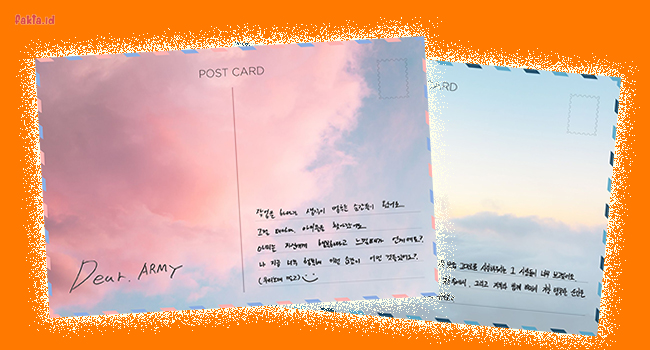 Ini 3 Special Postcards BTS yang Dirilis Big Hit di Weverse, Dari Taehyung, Jimin dan RM