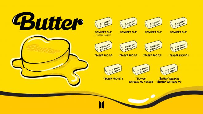 BTS Akhirnya Rilis Teaser Lagu Solo 'Butter' di YouTube, Begini Tampilan Videonya