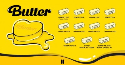 BTS Akhirnya Rilis Teaser Lagu Solo 'Butter' di YouTube, Begini Tampilan Videonya