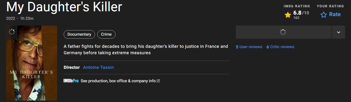 Sinopsis Film My Daughters Killer (2022): Pembalasan Ayah ke Pembunuh Anaknya
