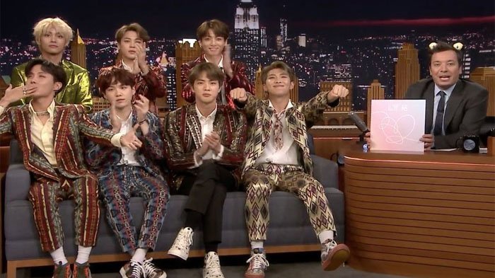 Penuh Keberuntungan, The Tonight Show Cetak Rekor 'Most Social Week' Berkat BTS