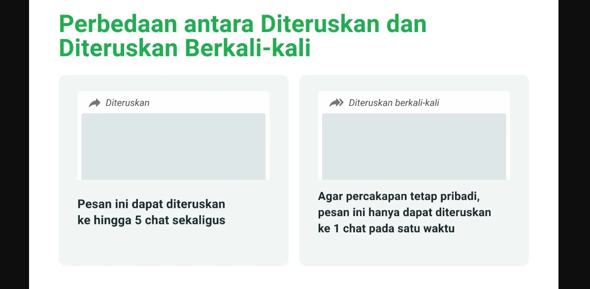 Berapa Batas Forward atau Meneruskan Chat/Pesan di WhatsApp?