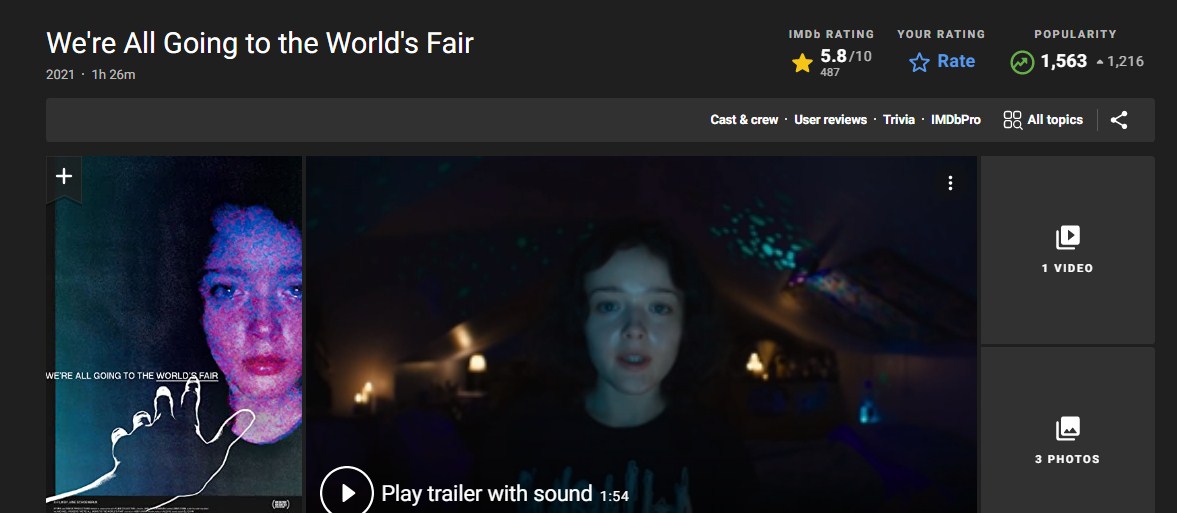 Sinopsis Film We're All Going To The Worlds Fair (2021): Remaja Masuk ke dalam Game Horor