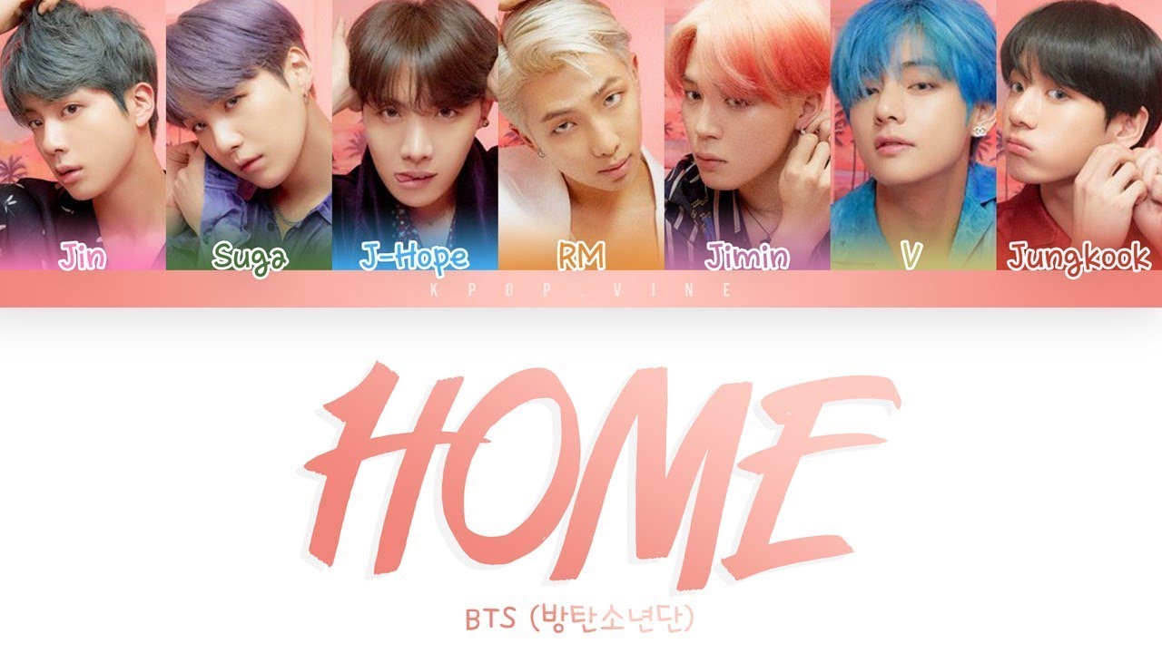 Lirik Lagu BTS Home Lengkap dengan Arti Terjemahannya