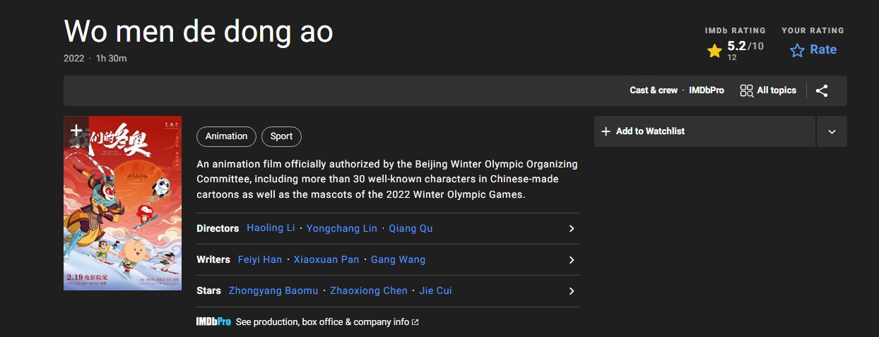 Sinopsis Film Me and My Winter Games (2022): Kartun Menginspirasi seputar Olimpiade