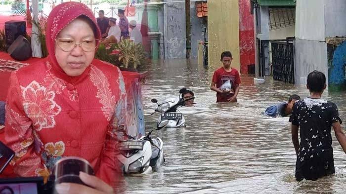 9 Fakta Banjir Surabaya hingga Bikin Tri Rismaharini Turun Langsung ke Lapangan