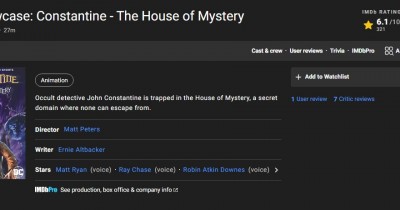 Sinopsis Film DC Showcase Constantine The House of Mystery (2022): Animasi detektif