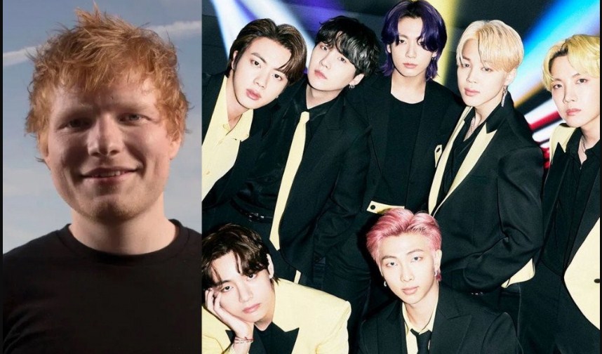 ARMY Heboh, ﻿Kolaborasi BTS dan Ed Sheeran Dipastikan akan Terjadi