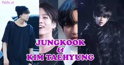 10 Potret Pesona Jungkook dan V, Dua Anggota Berwajah Tampan di BTS